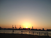 夕日