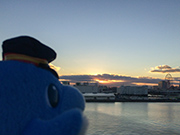 夕日