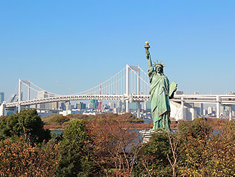 お台場海浜公園（自由の女神）